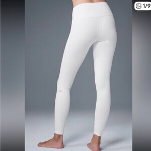 ALO Yoga Women's Classic White Airbrush Leggings